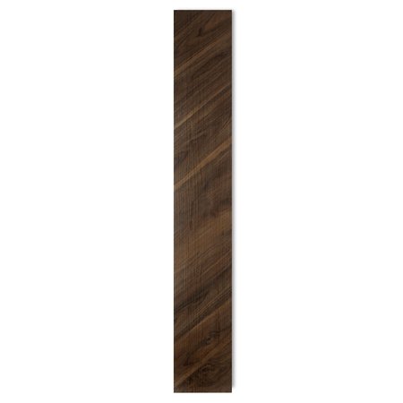 LUCIDA SURFACES LUCIDA SURFACES, GlueCore Angled Walnut 7 5/16 in. x48 in. 3mm 22MIL Glue Down Luxury Vinyl Planks , 16PK GC-317
